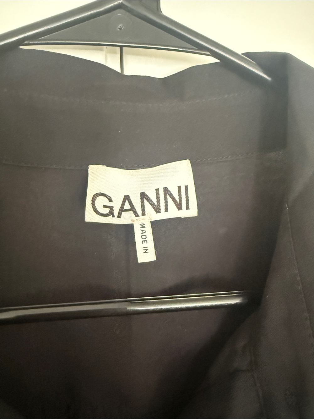 Ganni Button Shirt Dress - Picture 4 of 5